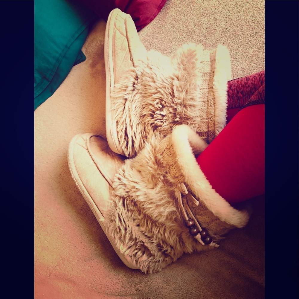 SOX-TAB slipper booties size 8